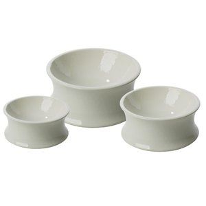 Kurve Raised Ceramic Bowls - Large